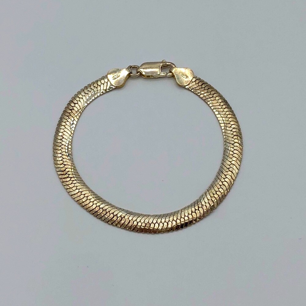 Vintage Sterling Silver Bracelet Diamond Cut